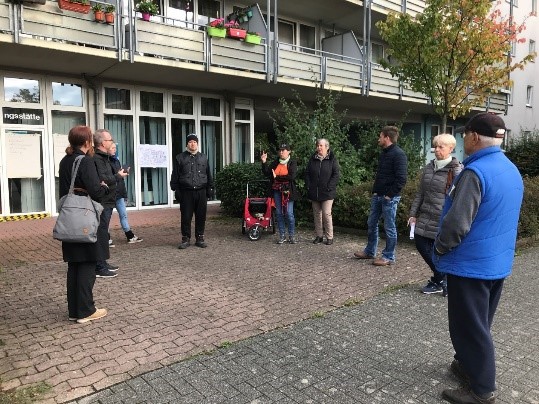 Planungsspaziergang mit Anwohnern