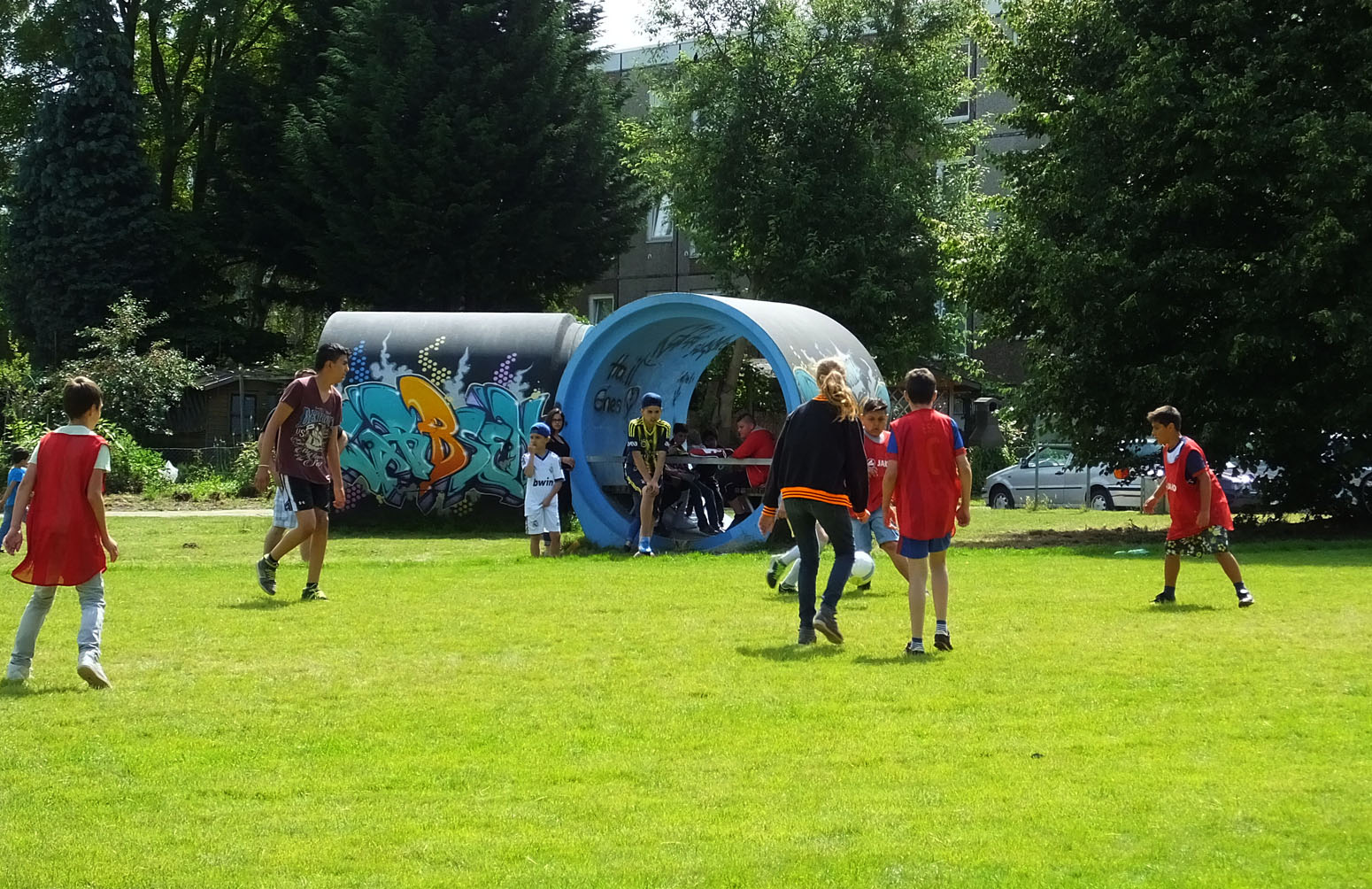 Jugendtreffpunkte im Stadtteilpark